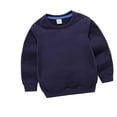 thumbnail image 1 of Aofany Autumn Winter Kids Boys Girls Casual Sweater Children Round Neck Solid Color Pullover Outerwear Hoodless Long Sleeve Tops, 1 of 3