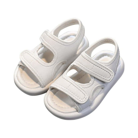 Aofany Baby Girl Sandals Baby Girls Boys Children's Beach Shoes Soft Sole Open Toe Sandals Roman Sandals