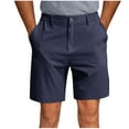 thumbnail image 1 of Aofany Big and Tall Cargo Shorts for Men Solid Color Multi Pocket Zipper Elastic Waist Straight Tube Outdoor Shorts Work Shorts, 1 of 6