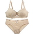 thumbnail image 1 of Aofany Bra and Panty Set, Women's Everyday Comfort Underwear, Adjustable Standard Straps, Lace Pull-On, Stretchable, Matching Set, 1 of 8