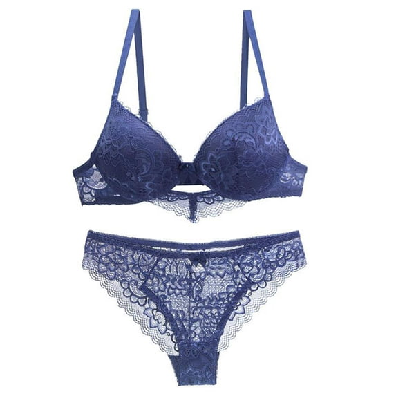 Aofany Bra and Panty Set, Women's Push up Bra and Bikini Panties Underwear Sets for Women