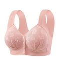 thumbnail image 1 of Aofany Bra for Seniors, Womens Bras Comfortable No Underwire Front Closure Bra Crop Top Push up Full Coverage Bralette, 1 of 8