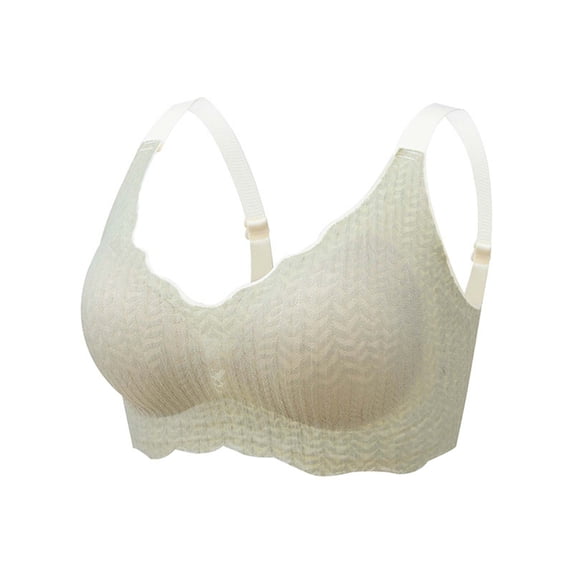 Aofany Bra for Women No Underwire Comfort Seamless Bras Push Up Wireless Bras Full Coverage Bralettes, 34B/C-42B/C