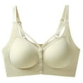 thumbnail image 1 of Aofany Bras for Women Bra for Senior Front Closure Breathable Everyday Bra for Seniors Wirefree Push Up Bras for Older Women Bralettes for Women, 34B/C-46B/C, 1 of 3