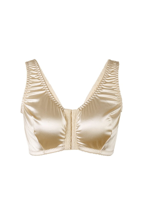 Bras for Women Comfort Front Close Bra Wirefree Underwear Plus Size Bra