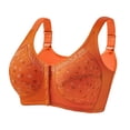 thumbnail image 1 of Aofany Bras for Women Front Closure No Underwire Comfort Senior Wireless Snap Closing Bra, 34B/C-46B/C, 1 of 4