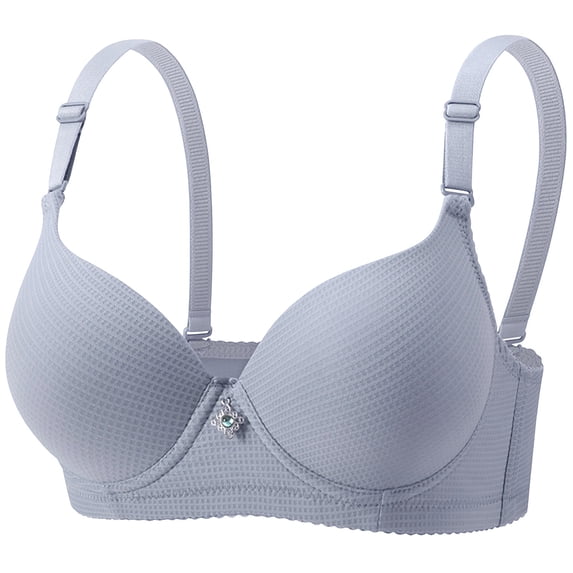 Aofany Bras for Women Soft Full Coverage Adjustable Strap Bra for Womens Push Up Everyday Bras with No Underwire, 36B/C-46B/C