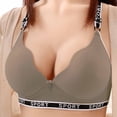 thumbnail image 1 of Aofany Bras for Women Wireless Bras Full Coverage Push Up Padded Spaghetti Strap Bralettes Breathable Casual Underwear, 36B/C-42B/C, 1 of 5