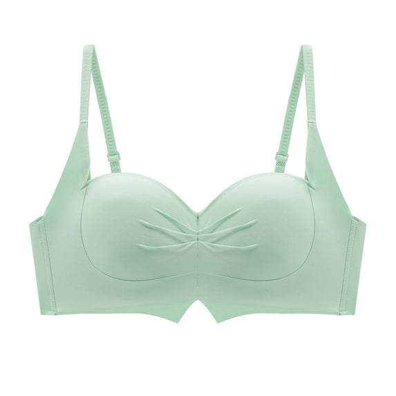 Aofany Bras for Women, Women's Plus Size Push Up Bra Wireless Adjustable Comfortable No Underwire Full Coverage Bra, 32B/C-40B/C