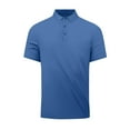 thumbnail image 1 of Aofany Button Down T Shirts for Mens Plus Size Turndown Collar Sport Shirts Business Casual Shirts, 1 of 7
