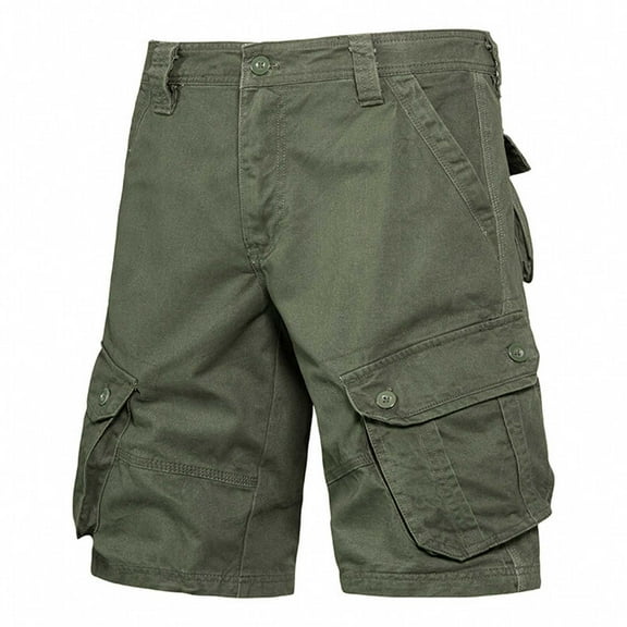 Aofany Cargo Shorts for Men Big and Tall Multi Pockets Shorts Outdoor Combat Shorts Loose Workwear Cargo Shorts