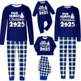 thumbnail image 1 of Aofany Christmas Pajamas for Family Matching Long Sleeve Christmas Print T shirt Tops + Plaid Pants Set Holiday Sleepwear, 1 of 4