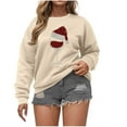 thumbnail image 1 of Aofany Christmas Sweaters for Women, Plus Size Pullover Shirt For Women Merry Christmas Women Casual Long Sleeve O-Neck Sweatshirt Pullover Blouse, 1 of 6
