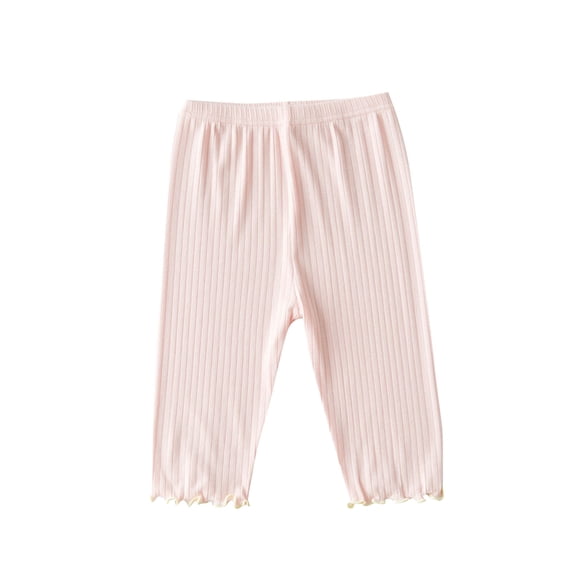 Aofany Cotton Bike Shorts for Girls 3-11 Years Elastic Waist Short Leggings Summer Clothes Under Dress Soft Knee-length Shorts