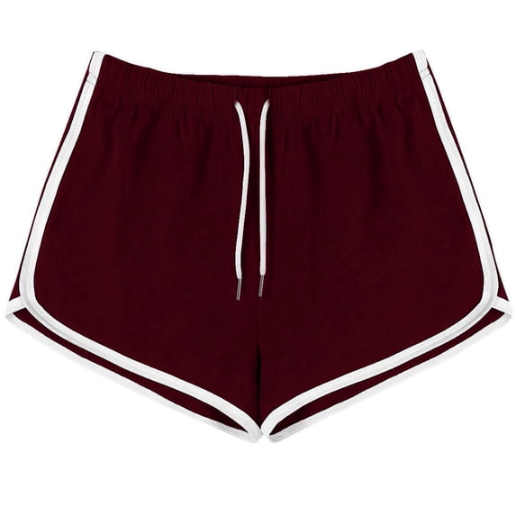 Aofany Dolphin Shorts for Women Summer Athletic Gym Sports Shorts for Yoga Running Soft Comfy Plus Size Workout Shorts Breathable Elastic Drawstring Lounge Shorts