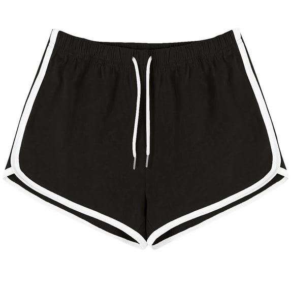 Aofany Dolphin Shorts for Women Summer Athletic Gym Sports Shorts for Yoga Running Soft Comfy Plus Size Workout Shorts Breathable Elastic Drawstring Lounge Shorts