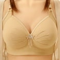 thumbnail image 1 of Aofany Everyday Bras for Women, Plus Size Comfort Bras, Women's Thin Lift Wirefree Bra Solid No Underwire Push Up Bras, 36B/C-50B/C, 1 of 3