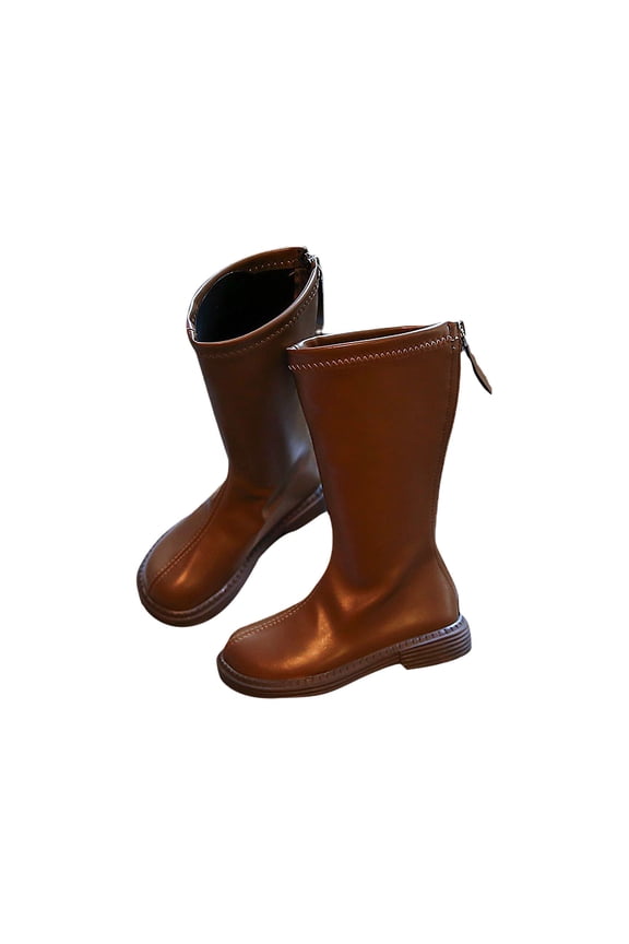 Fall/Winter New High Princess Long Fashion Children's Leather Boots