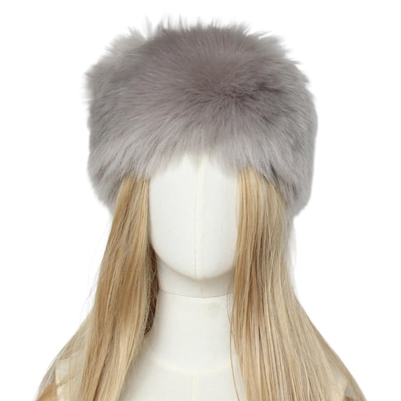 Aofany Faux Fur Trimmed Winter Fashion Hat for Women Fashionable Outdoor Warm Hats Christmas Gift