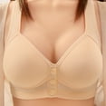 thumbnail image 1 of Aofany Front Closure Bras, Womens Bras No Underwire Full Support, Plus Size Soft Full-Coverage Wirefree Bra, 1 of 3