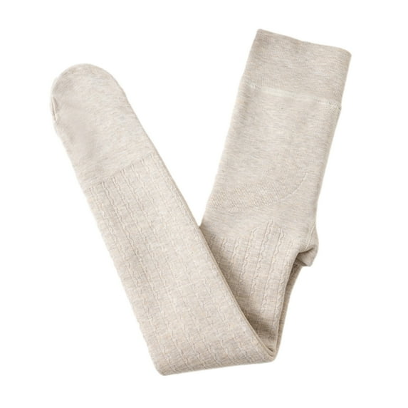 Aofany Girls' Winter Fleece Lined Leggings Girls' Solid Thick Microfiber Tights Stretch Pants