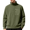 thumbnail image 1 of Aofany Heavyweight Men Hoodies Sweatshirts Fleece Long Sleeve Sweatshirts for Men Hooded/Crewneck Sweatshirts Tops with Pocket, 1 of 2
