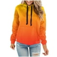 thumbnail image 1 of Aofany Hoodies for Women Womens Plus Size Pullover Hoodies Tops Cozy Fleece Fashion Drawstring Hooded Sweatshirt with Pocket Winter Long Sleeve Gradient Print Casual Hoodies Tops, 1 of 6