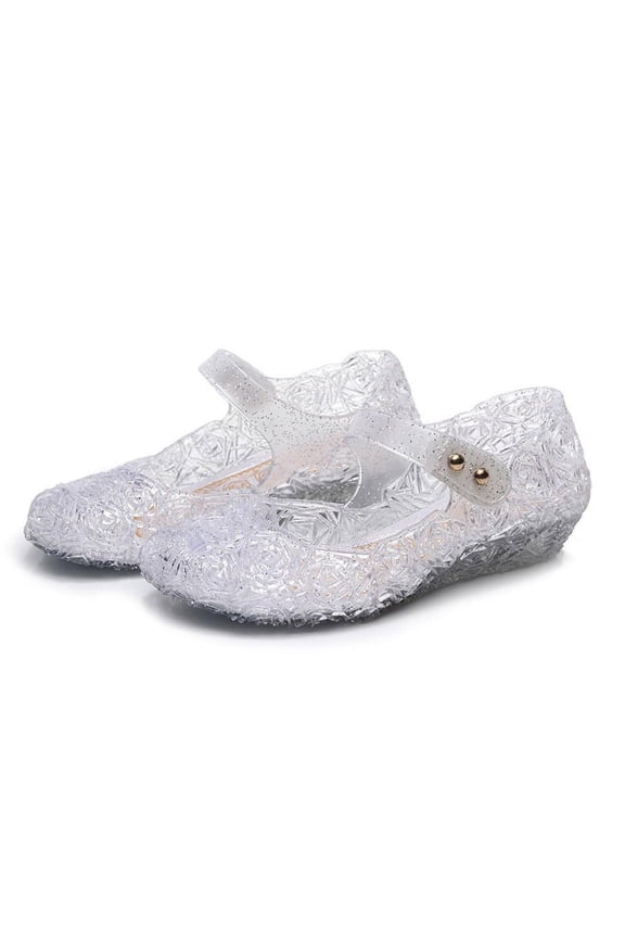 Kids Sandals Princess Sandals Kids Infant Wedge Party Girls Jelly Cosplay Dance Toddler Shoes Baby Shoes