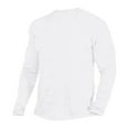 thumbnail image 1 of Aofany Long Sleeve Tee Shirts for Men Men's Slim Fit Round Neck Solid Long-sleeved Plus Size T-shirt Top, 1 of 3