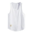 thumbnail image 1 of Aofany Men Plus Size Fitness Tank Tops Loose Sleeveless Bodybuilding Round Neck Vest Blouse, 1 of 5
