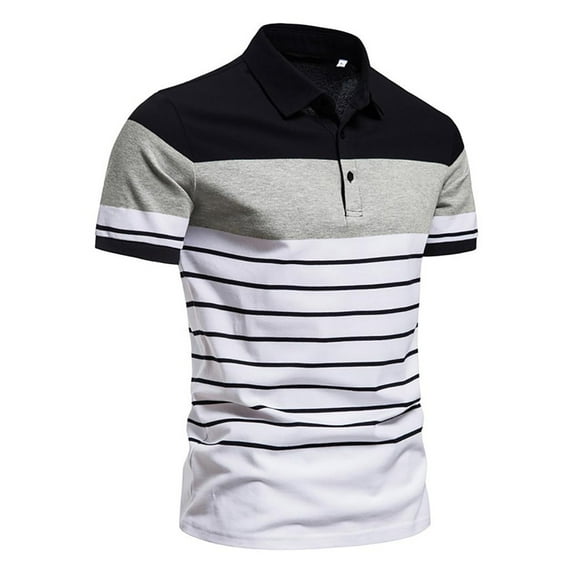 Aofany Men Summer Casual Buttons Turn-Down Collar Short Sleeve Loose Shirt Tops Shirts For Men Casual Shirts Tops