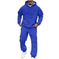 thumbnail image 1 of Aofany Men Sweatpants Tracksuit Set Casual 2 Pcs Sweatshirts and Pant Outfits Gym Loungewear Hoodies Sweatsuit, 1 of 5
