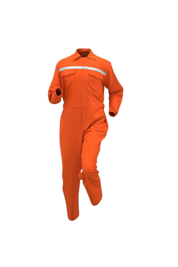 Men's 2 Pieces Outfits Wear-Resistant and Reflective Long Sleeve Lapel Tops & Pants Machine Repair Clothes, Welding Workshop Construction Labor Protection Work Clothes Set