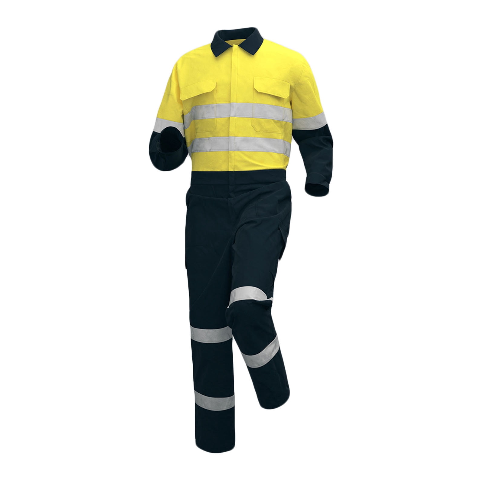 Repaired Working Clothes Aofany Men's 2 Pieces Outfits Wear-Resistant and Reflective Long Sleeve ...