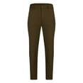 thumbnail image 1 of Aofany Men's Business Casual Trousers Solid Color Tight Pocket Pants Pencil Pants, 1 of 4