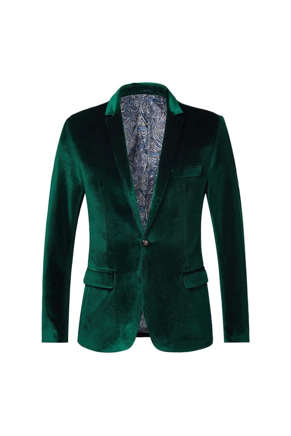 Men's Glossy Blazer Formal Dress Coat Stage Performance Costume Formal Dress Casual Business Blazer Jacket