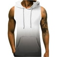 thumbnail image 1 of Aofany Men's Hooded Tank Top Gradient Hawaiian Regular Print Sleeveless Drawstring Pocket Hooded Vest Top Casual T-shirt Blouse, 1 of 4