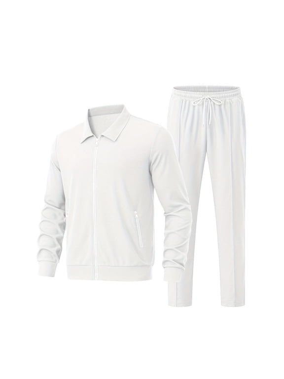 Men's Outfit Activewear Tracksuit Mens Jogging Suits Sets 2 pcs Jacket and Pants Big and Tall Athletic Sweatsuit
