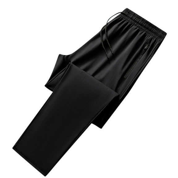 Aofany Men's Plus Size Outdoor Pants Straight Leg Lightweight Thin Jogging Pants Summer Casual Sports Pants