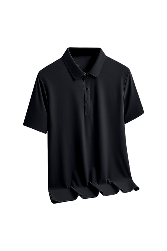 Men's Plus Size T Shirt Big and Tall Summer Short Sleeve Turndown Collar Tops Casual Classic Fit Pique Shirt