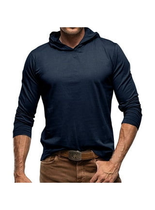 Men's Long Sleeve Hooded T-shirts