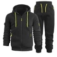 thumbnail image 1 of Aofany Men's Tracksuits 2 Piece Casual Sweat Jogging Suits Set Athletic Full Zip Jackets and Sweatpants Sports Outfits, 1 of 8