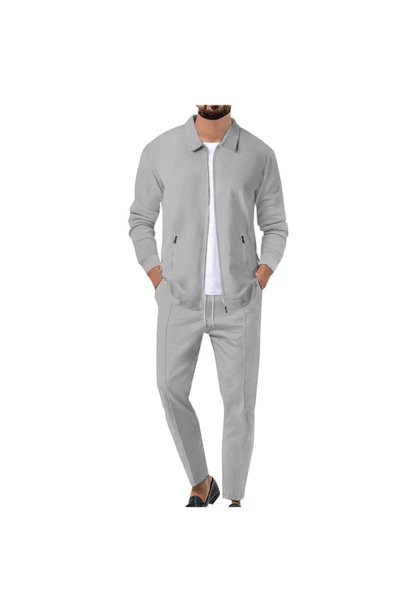Men's Tracksuits Outfits Sweatsuits for Men Athletic Track Suits 2 Piece Set Full Zip Sweat Suits Jogging Suits