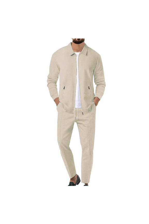 Men's Tracksuits Outfits Sweatsuits for Men Athletic Track Suits 2 Piece Set Full Zip Sweat Suits Jogging Suits