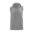 thumbnail image 1 of Aofany Men's Workout Hooded Tank Tops Sports Training Sleeveless Gym Hoodies Fitness Bodybuilding Cut Off Muscle Shirts, 1 of 7