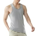 thumbnail image 1 of Aofany Mens Cotton Tank Tops Men Solid Color Crewneck Athletic Workout Sleeveless Shirts Lightweight Stretchy Gym Vest Top Plus Size Loose Muscle Shirt, 1 of 3