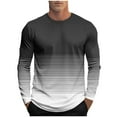 thumbnail image 1 of Aofany Mens Long Sleeve T Shirts Long Sleeve Shirts for Men Big and Tall Men's Loose Round Neck Long-sleeved T-Shirt Top, 1 of 4