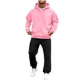 thumbnail image 1 of Aofany Mens Sweat Suit Set Plus Size Tracksuit Jogging 2 Piece Athletic Outfit Hoodie Sports Sweatsuit Pullover Sets, 1 of 6
