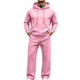thumbnail image 1 of Aofany Mens Sweat Suit Set Plus Size Tracksuit Jogging 2 Piece Athletic Outfit Hoodie Sports Sweatsuit Pullover Sets, 1 of 6