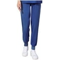 thumbnail image 1 of Aofany Nursing Scrub Pants for Womens Fashion Solid Color Working Uniform Long Straight Workwear Pants, 1 of 3